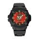 Aqua Force USMC Logo 47mm Diameter Quartz Watch Black with Red Face