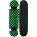 KPC Pro Skateboard Checker Black/Green 7.75