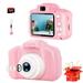Kids Selfie Camera 3-10 Year Old Video Children Digital Camera Portable Toys Camera Christmas Birthday Gifts for Boys and Girl with 32GB SD Card (Pink)