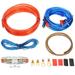 Kqiang 8 Gauge 1500 Watt Amplifier Amp Wiring Kit Power Install Amp Rca Cable Car Audio