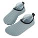 Men & Women Water Shoes Barefoot Beach Swim Shoes Quick-Dry Aqua Yoga Socks for Pool Travel Kayaking Gray