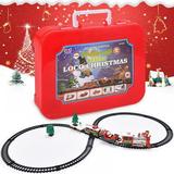1Pack Electric Train Toy Train Set Toy Train / Trains for 2-10 Year Old Boys/ Model Train Set/ Toy Cars/ the Electric Tree Battery Operated Toys Xmas Train Gift for Kids Boys & Girls