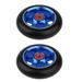 2pcs Replacement 100mm Push/Kick/ Scooter Wheels with Bearings & Bushings