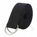 125 Inch/10.5 Feet/3.2M Fitness Exercise Yoga Strap Durable Cotton Metal D-Ring