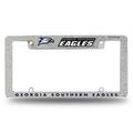 Rico Industries Georgia Southern College 12 x 6 Chrome All Over Automotive Bling License Plate Frame Design for Car/Truck/SUV