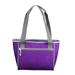 Plain Purple Crosshatch Cooler Tote Bag Holds for 16 Cans