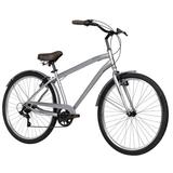 Huffy Men s 27.5 in. Sienna Comfort Bike 7 Speed Matte Silver