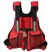 Adult Inflatable Life Jackets Solid Unisex Adjustable Waterproof Aid Nylon Fishing Water Sports Kayak Life Vests Multi-Pockets