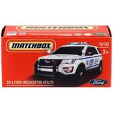 Matchbox Power Grabs 2016 Ford Interceptor Utility Diecast Car