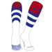 PEAR SOX Elite USA Flag Knee High Sports Socks - Red Royal Blue White (XS)