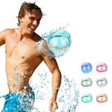 Reusable Water Balloons for Kids Water Bombs Splash Balls for Pool Refillable Quick Fill Self Sealing for Water Fight Game Water Park Summer Party