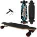 Longboard Skateboard Complete Cruiser 31 inch Small Pro Longboards with T-Tool for Cruising Carving Freestyle and Downhill (Lion)