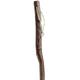 Walking Stick Hickory Hiking Staff w/ Genuine Leather Loop