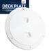 Five Oceans 4 Boat Hatch Marine Access Hatch Round Inspection Deck Plate Hatch with Detachable Cover UV Resistant ABS Off-White Plastic for Pontoon Fishing Boat Bass Boat Sailboat - FO4473