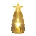 4Pcs Flameless LED Electronic Candles Christmas Tree Shaped Candle Lights Atmosphere Lights Wedding Holiday Decorations