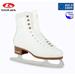 BOTAS - model: DIANA / Made in Europe (Czech Republic) / Comfortable Figure Ice Skates for Women Girls / Real Leather Upper / Higher and Wider cut / SABRINA blades / Color: White Size: Adult 5