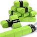 ADV MaxTac Tacky Tennis Racket Grip Tape - Extremely Sticky Tennis Overgrips - Non-Slip Razor-Thin & Easy to Use Pro Bright Green Tennis Grip - 12-Pack