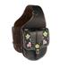 Horse Western Floral Tooled Saddle Trail Riding Leather Cantle Bag Brown 102BT09