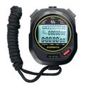 Tiyuyo Digital Stopwatch Chronograph Sports Timer Stop Watch (Black/ 100 Tracks)