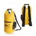 Waterproof Sack Floating Dry Bag Sack Backpack 10L Kayak Camping Fishing Yellow