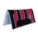 Horse SADDLE PAD 22 X22 Cotton Acrylic Wool Felt Faux Fur Rodeo Tack Pink 39162PK