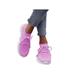 Crocowalk Women Lace Up Casual Comfort Non Slip Lightweight Breathable Mesh Athletic Sneakers Fashion Tennis Sport Running Shoes