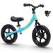 TheCroco 12 inch Balance Bike Lightweight Adjustable Seat No-Pedal training bike Ages 2 to 5 Years includes Bell Blue