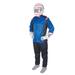 RaceQuipÂ® 91619239 Chevron-5 Driving Jacket SFI 3.2A/5 Double Layer Blue Medium