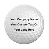 Pack of 3 Golf Balls 3D Color Printed With Your Personalized Photo Text or Logo for Company Gifts Birthday Christmas Anniversary Valentine s Day Holiday Just Because Presents