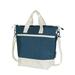 CleverMade 12 Can Soft Sided Cooler Tote Navy Cream
