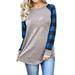 Niuer S-5XL Women Relax Fit Workout Tops Casual Loose Fitness Athletic T Shirts Leisure Baseball Jersey Pullover Tops