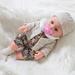 Chiccall Lifelike Reborn Baby Dolls - 12-Inch Baby Soft Body Realistic-Newborn Baby Dolls Full Vinyl Body Poseable Real Life Baby Dolls Girl with Pacifier Gift Box for Kids Age 3 +