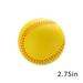 12PCS Ball Pack Practice Training Baseballs for Kids/Youth 9 Inch Baseballs for Pitching Throwing Unmarked Autographs Baseball(Yellow Soft Ball)