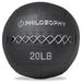 Philosophy Gym Wall Ball 20 LB - Soft Shell Weighted Medicine Ball with Non-Slip Grip
