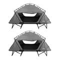 Kamp-Rite Versatile Double Tent Cot Chair & Tent for 2 Campers (2)