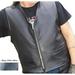 ReedÂ® Men s Naked Cow Leather Motorcycle Vest Made in USA (4XL Navy)