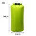 Waterproof Dry Bag 30D Nylon Diamond Grid Ultralight Drifting Swimming Debris Clothes Sleeping Storage Bags Swimming Bag Green 35L