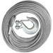 Winch Cable with Mega Winch Hook GALVANIZED - 5/16 inch X 25 ft (9 800lb strength) (4X4 VEHICLE RECOVERY)