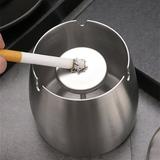 Cigars Ashtray Stainless Steel Car Ashtray With Lid For Lndoor Windproof