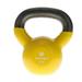 Body Sport Cast Iron Vinyl Coated Kettlebells 12 lb. Yellow â€“ Kettlebell for Weight Lifting â€“ Strength Training