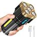 Rechargeable LED Flashlight Cob Flashlight big Range