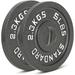 Cast Iron Olympic Weight Plates 2.5LB 45LB 2-inch Hole & Anti-Rust Hammertone Gym Set Sold in Pairs - Iron Crush 5 LB