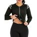 FUTATA Women Sauna Suit Weight Loss Jacket Hot Sweat Shirt Slimmer Workout Vest Sweat Suits