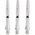 Viper Spinster Aluminum Dart Shaft: Short (SH) Silver 3 Pack