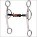 HILASON STAINLESS STEEL TRAINING HORSE BIT SWEET IRON MOUTH W/COPPER ROLLERS