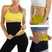 SLIMBELLE Women Waist Trainer Belt with Sauna Effect Thermal Body Shaper Belly Wrap Trimmer Slimmer