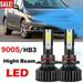 F2 9005 for Toyota Corolla COB Chip 8000K Ice Blue 5500LM LED Headlight 2Pcs