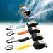 Cheers US Premium Surfboard Leash Straight Surf Board Leashes Legrope Strap for Shortboard Skimboard Fishboard Longboard Paddleboard SUP Replacement Leg Rope