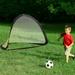 Sunjoy Tech Popup Soccer Net Door Soccer Goal for Kid Easy-up Portable Extra Fun for Backyard and Folding Goal Football Soccer Training Net Interactive Toy