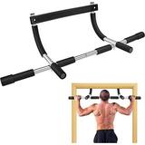 Pull Up Bar for Doorway No Screws Portable Chin Up Bar Doorway Strength Training Door Frame Pull-up Bars Hanging Bar for Exercise Door Workout Bar with Foam Grips Pullup Bars for Home